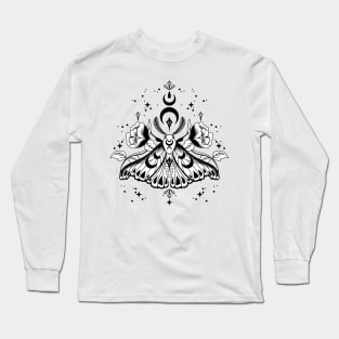 Floral Moth Long Sleeve T-Shirt